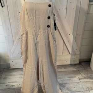 Stylish Beige Jumpsuit